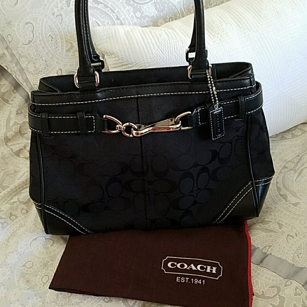 Coach black purse